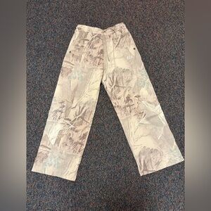 YoungLA Light Brown Camouflage Pants